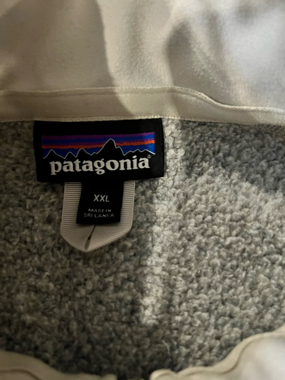 Patagonia Heathered Quarter Zip Fleece Pullover Size XXL - Picture 2 of 4
